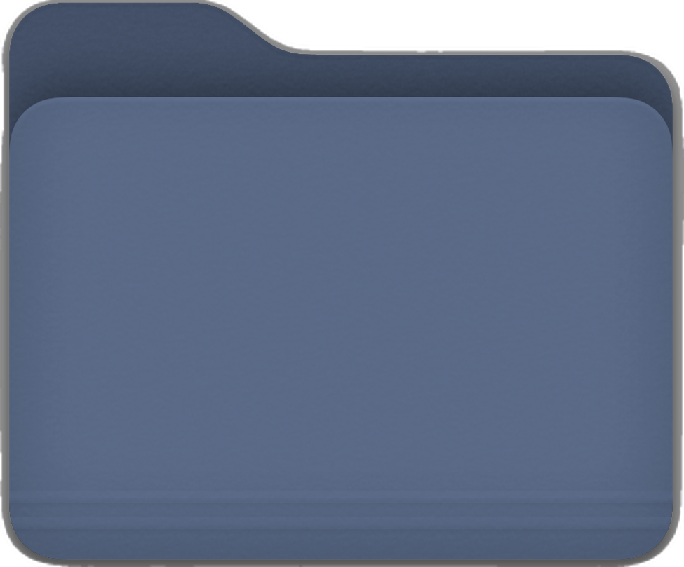 blue-gray folder