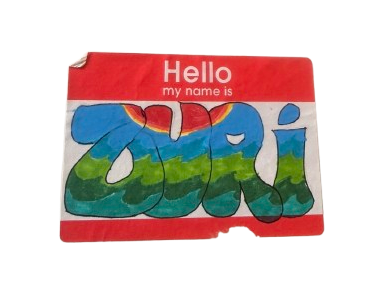 name sticker